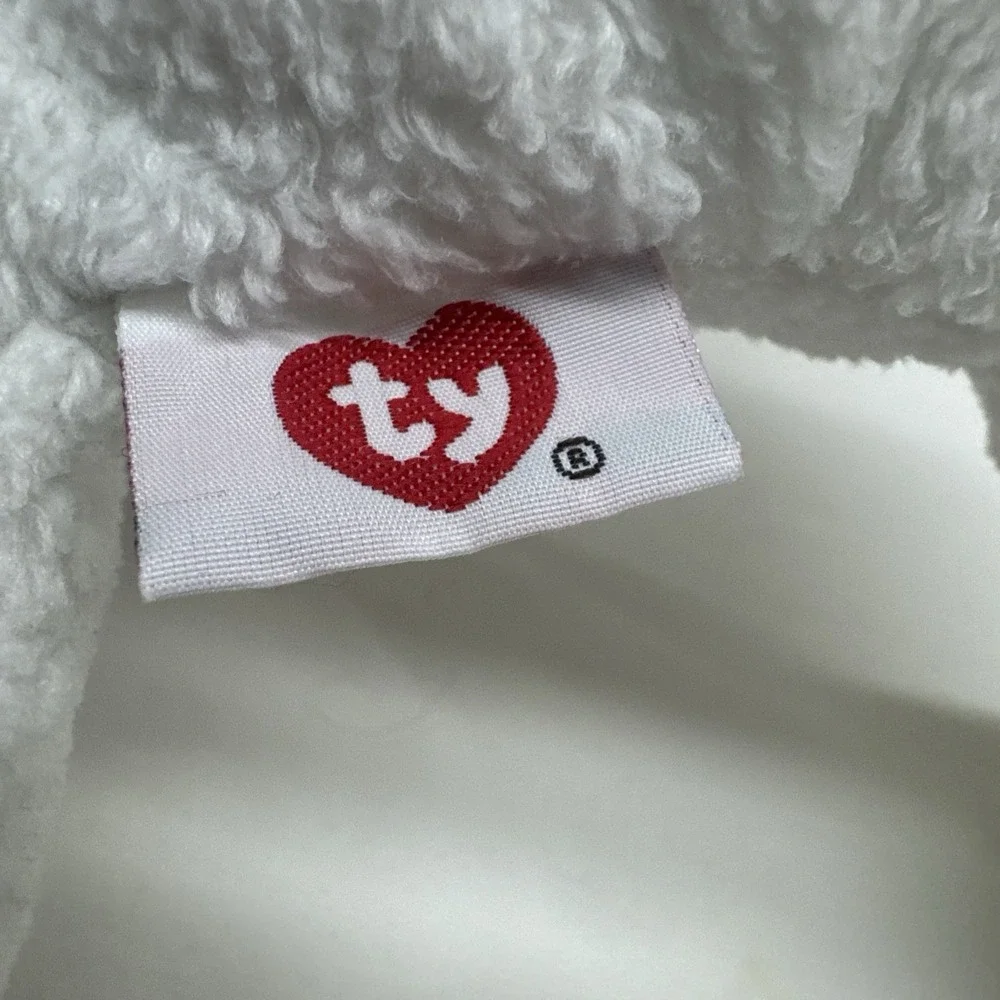 TY Pillow Pals Vintage BaBa Lamb White Sheep Plush Floppy Stuffed Animal 1996